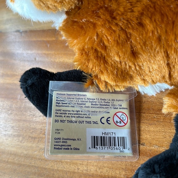 NEW Webkinz ‘FOX’  HM171 • Sealed WITH Code - Picture 6 of 9